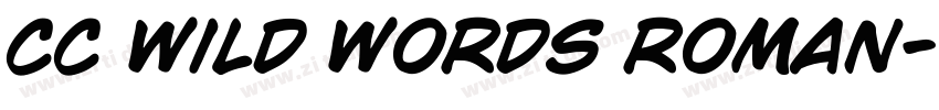 CC WILD WORDS ROMAN字体转换